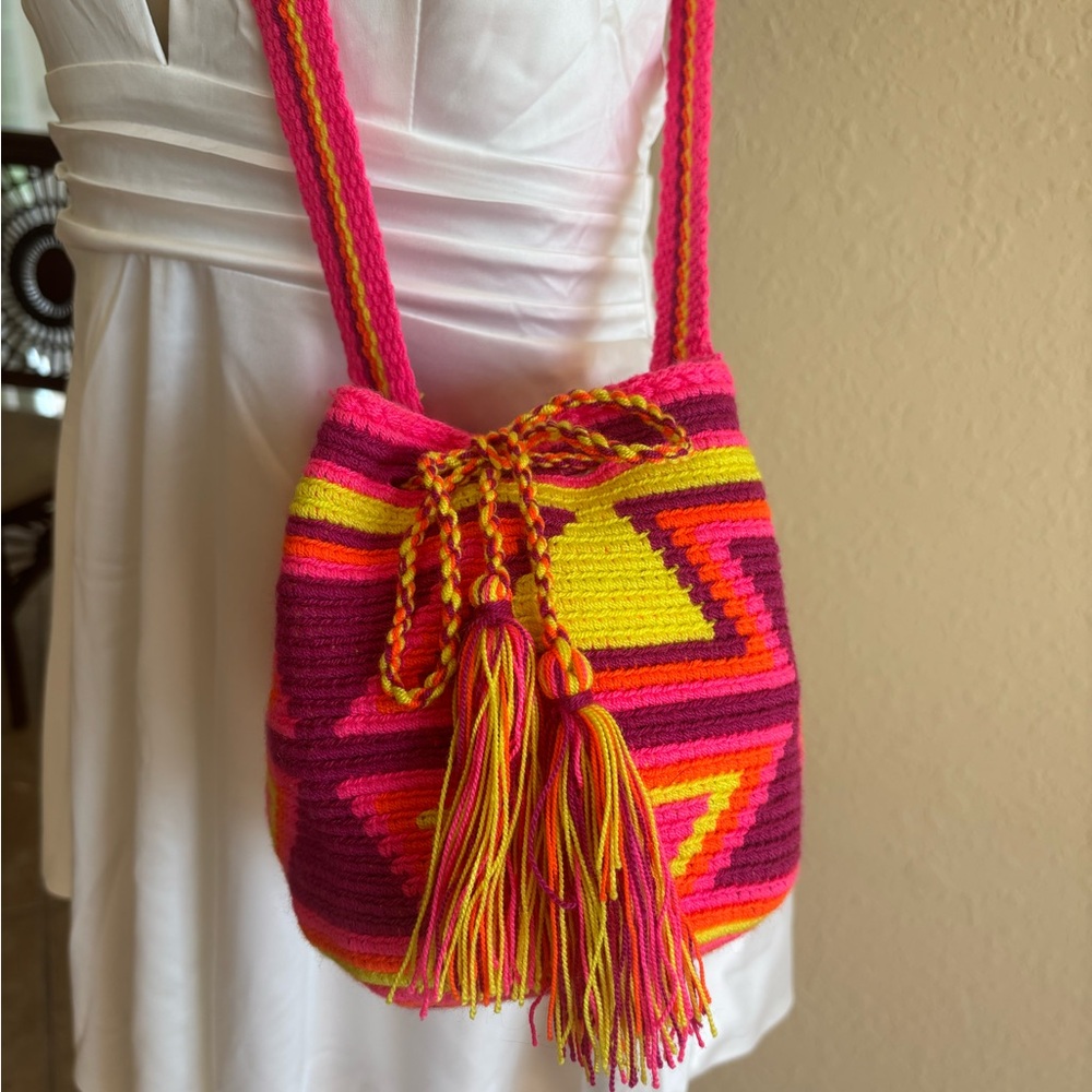Wayuu handmade crochet Shoulder Bag